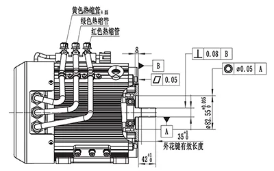 Moteur d’Entraînement de Levage 28000W, Moteur Sans Balais PMDC TR210BXF