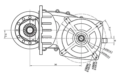 Réducteur de Vitesse JS35YA Série